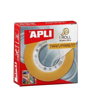 Boites de ruban adhésif Transparent 19mm x 33m