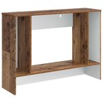 vidaXL Table console Bois ancien 101 x 29 x 74 cm Bois d’ingénierie