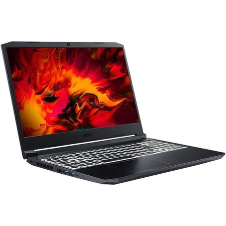 Pc portable gamer - acer an515-55-564m - 15 6 fhd 144 hz - core i5-10300h - 8 go - stockage 512 go ssd - rtx 3050 - win 10 - azerty