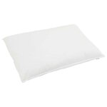vidaXL Ensemble de Duvet avec oreiller 3 pièces Blanc Plume de canard