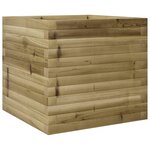 vidaXL Jardinière 50x50x45 5 cm bois de pin imprégné