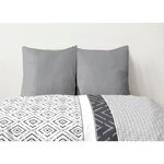 2 taies d'oreiller - 50 x 70 cm - Gris clair