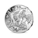 Monnaie de 10€ argent la france championne du monde - qualité be millésime 2018