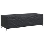 vidaXL Housse pour mobilier d'extérieur Noir 270 x 110 x 70 cm 420D