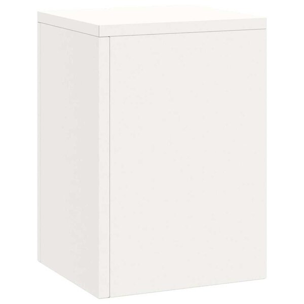 vidaXL Support de Plante 3 Pièces Blanc Acier