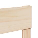 vidaXL Cadre de lit sans matelas 75x190 cm bois de pin massif