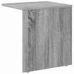 vidaXL Table d'appoint Gris Sonoma 37 x 32 x 40 cm Bois d'ingénierie