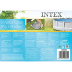 Intex Bain de pieds de piscine 11 5 L 56x46x9 cm Bleu