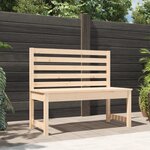 vidaXL Banc de jardin 109 cm bois massif de pin