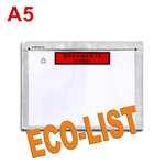 Lot de 500 pochettes documents ci-inclus eco-list a5