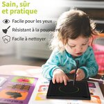 ACROPAQ Tablette Dessin Enfant- Ardoise Magique 8 5 Pouces- Ecran couleur- tablette LCD- (Pile CR2025 incluse) Rouge