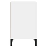 vidaXL Armoire à chaussures Blanc 102x36x60 cm Bois d'ingénierie