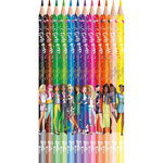 Maped Crayon de couleur Barbie  étui en carton de 12