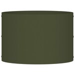 vidaXL Cache-pot de jardin Vert olive 30 x 30 x 20 cm Acier