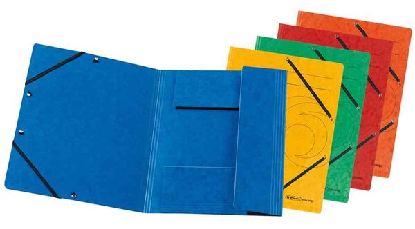 Chemise à élastiques easyorga, format A4, fuchsia HERLITZ