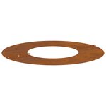 vidaXL Pot en acier corten Acier corten Grand Empilable