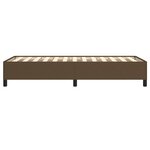 vidaXL Cadre de lit Marron foncé 80x200 cm Tissu