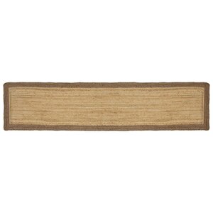 vidaXL Tapis de surface Gris 60 x 200 cm Jute