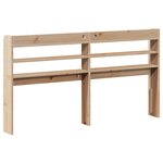 vidaXL Tête de lit avec étagères 160 cm bois massif de pin