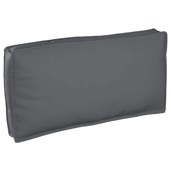 vidaXL Coussin pour assise / dossier de palette avec oreiller Anthracite