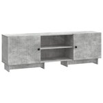 vidaXL Meuble TV Gris Béton 150 x 31 x 50 cm Bois d’ingénierie