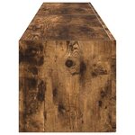 vidaXL Meuble TV mural 2 Pièces Chêne fumé 60 x 31 x 29.5 cm