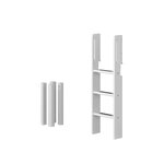 Flexa WHITE Kit echelle droite et pieds pour lit mi-hauteur Blanc