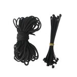 Brise vue renforcé 1.5x10 m pro noir hdpe 300gr