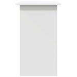 vidaXL Bureau Blanc 80x45x74 cm Bois d’ingénierie