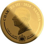 Pièce de monnaie en Or 25 Dollars g 0.155 (1/200 oz) Millésime 2024 Harry Potter Gold Collection 2024 SEVERUS SNAPE