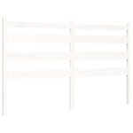 vidaXL Cadre de lit sans matelas blanc 160x200 cm bois de pin massif
