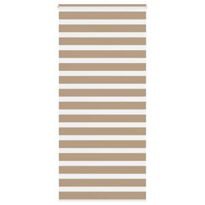 vidaXL Store zèbre marron sable largeur du tissu 90 9 cm polyester