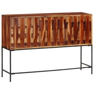 vidaXL Buffet 110x28x76 cm bois massif d'acacia