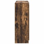 vidaXL Buffet avec tiroirs chêne fumé 100 5x35x98 5 cm bois ingénierie