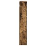 vidaXL Armoire murale de salle de bain Chêne Fumé 20 x 10 x 60 5 cm