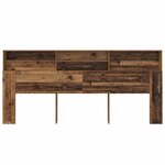 vidaXL Cabinet de Tête de Lit Bois ancien 220 x 19 x 101.5 cm
