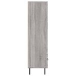 vidaXL Buffet haut sonoma gris 69 5x31x115 cm bois d'ingénierie