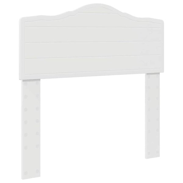 vidaXL Tête de lit avec tête de lit Blanc 100 cm Bois d'ingénierie