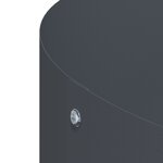 vidaXL Planteur Anthracite Anthracite Métal Grand Durable Planteur