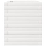 vidaXL Jardinière blanc 70x40x49 5 cm bois de pin massif