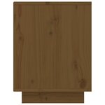 vidaXL Armoire à chaussures Marron miel 60x34x45 cm Bois de pin massif