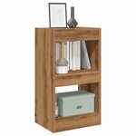 vidaXL Bibliothèque/Séparateur de pièce chêne artisanal 40x30x72 cm