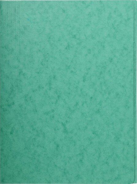 Chemise carte lustrée  A4  vert 24 x 32 cm x 25 EXACOMPTA
