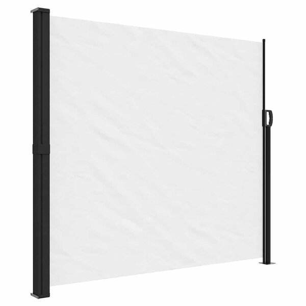 vidaXL Auvent latéral rétractable blanc 180x500 cm