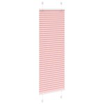 vidaXL Store plissé rose 40x150 cm largeur du tissu 39 4 cm polyester