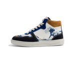 Baskets CAVAL x La Grande Vague de Kanagawa