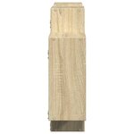 vidaXL Étagère murale chêne sonoma 159x18x65 cm bois d'ingénierie