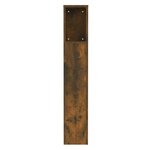 vidaXL Armoire de tête de lit Chêne fumé 100x18 5x102 5 cm