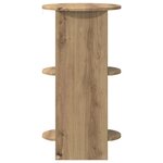 vidaXL Meuble d'appoint Chêne Artisanal 40 x 40 x 75 cm