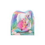 Carnet de notes - 60 feuilles illustrées - fantasy licorne et sirène